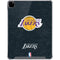 NBA Los Angeles Lakers Black Primary Logo iPad Pro 12.9in (2020) Clear Case
